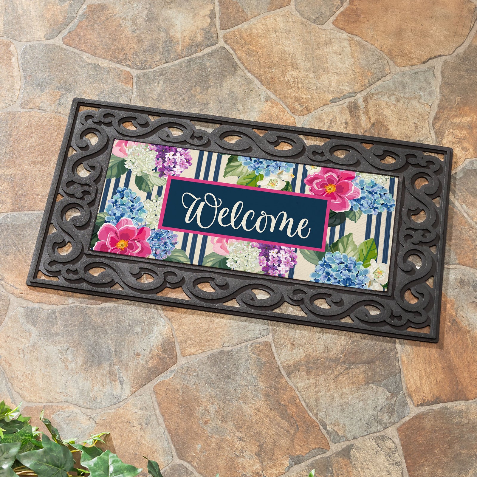 Evergreen Chinoiserie Floral Pattern Sassafras Switch Mat