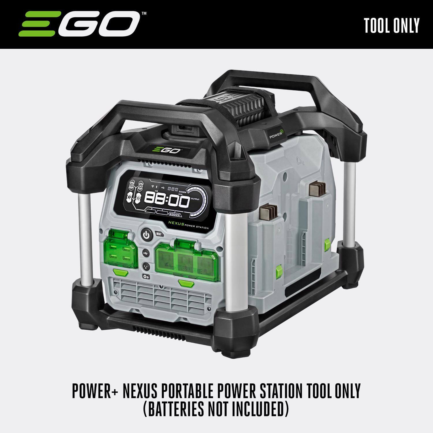 EGO Power+ Nexus Power Station 120 V 3000 W 3 outlets Power Inverter (TOOL ONLY)