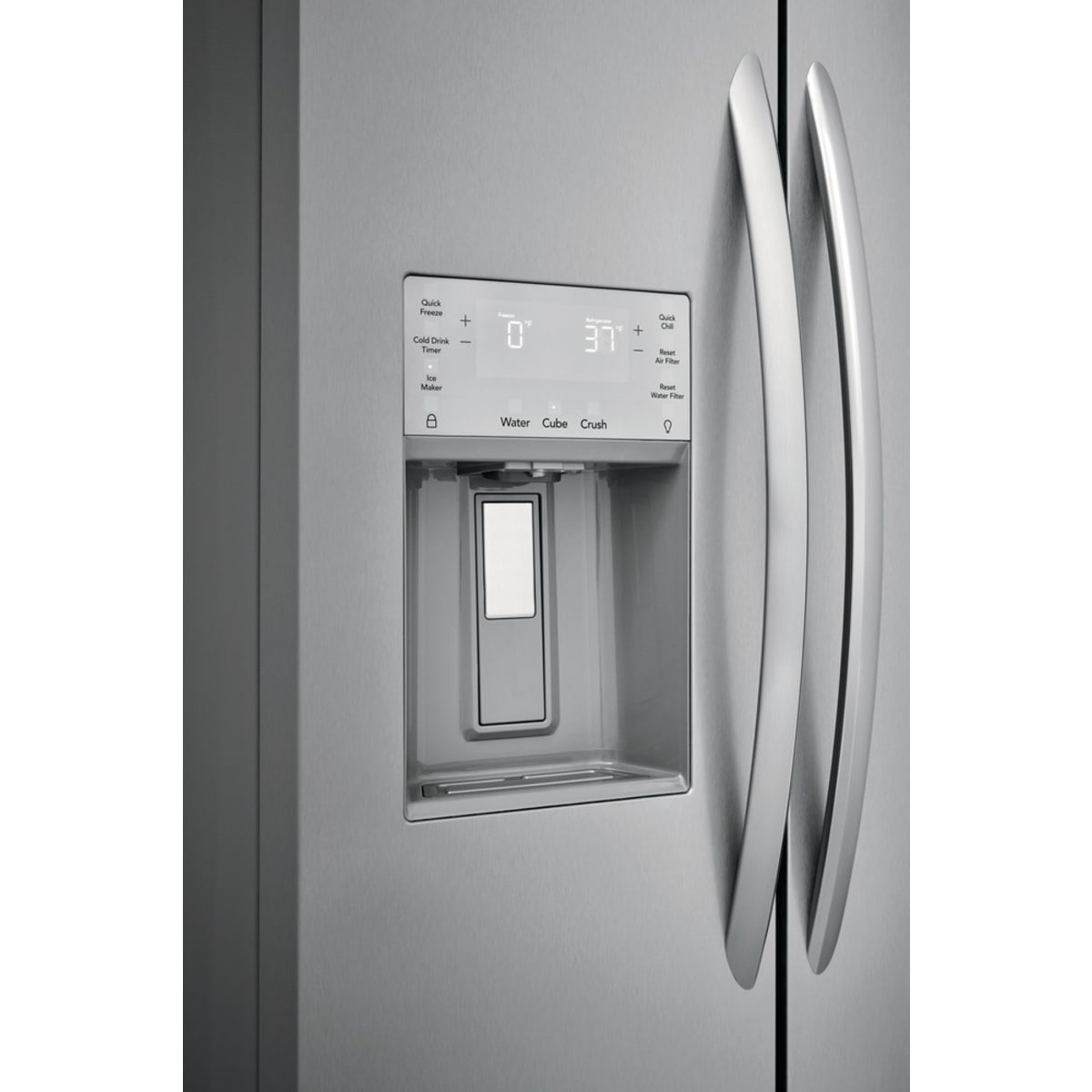 Frigidaire 36 in. Freestanding Side by Side Refrigerator with 25.6 Cu. Ft. Total Capacity