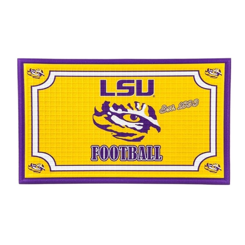 Team Sports America NCAA Embossed Floor Mat, 18 x 30 in.