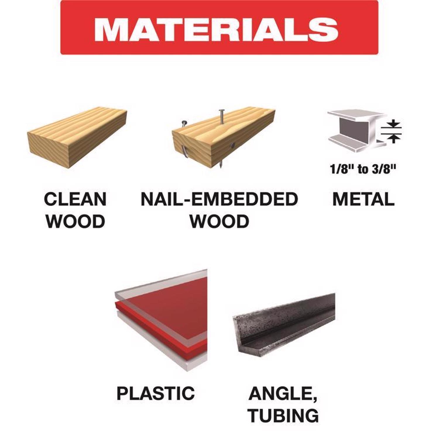 Diablo Demo Demon 6 in. Carbide Tipped General Purpose Reciprocating Saw Blade 6/9 TPI 1 pk