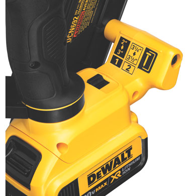 20V MAX* XR Lithium Ion Brushless Dual Speed Framing Nailer