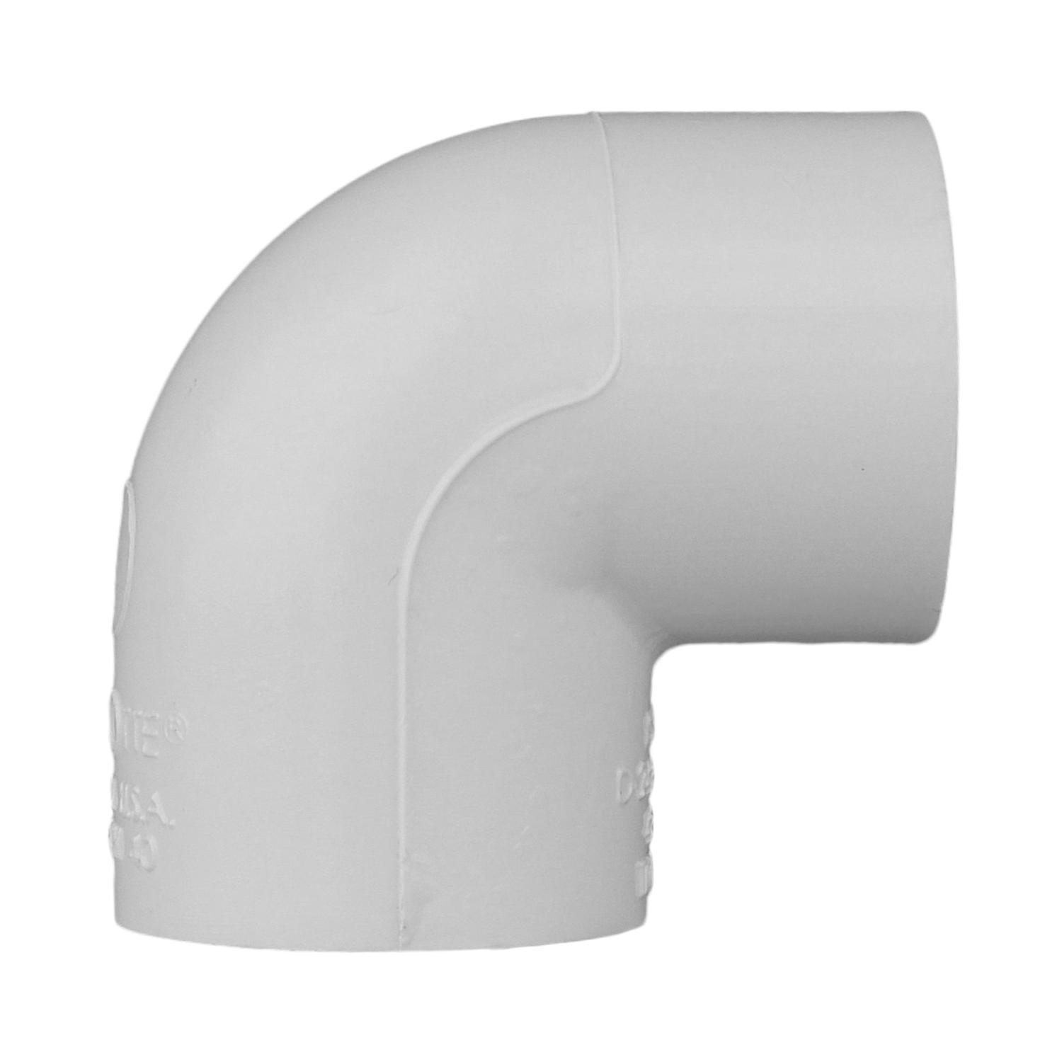 Charlotte Pipe Schedule 40 1/2 in. Slip X 1/2 in. D Slip PVC Elbow 1 pk