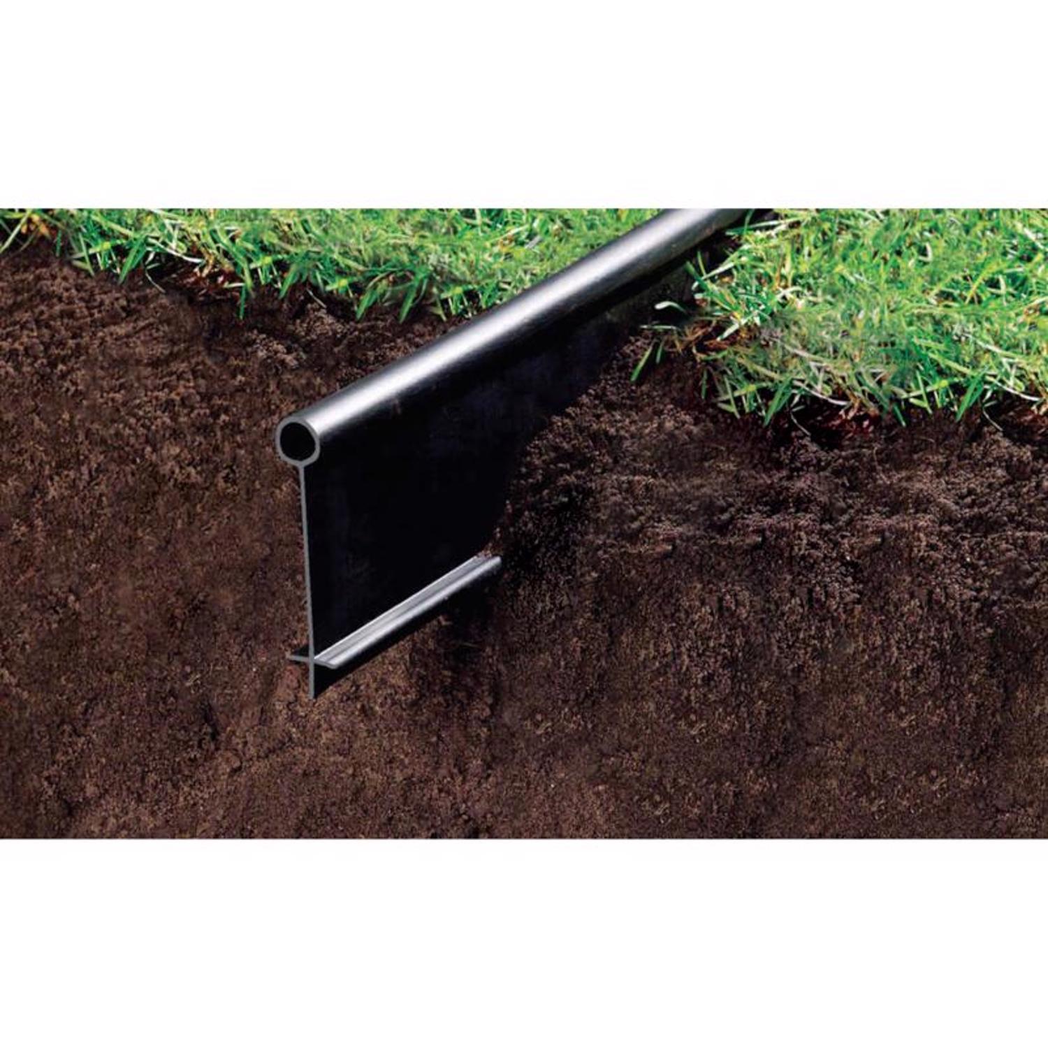Master Mark Master Gardener 20 ft. L X 5 in. H Plastic Black Lawn Edging