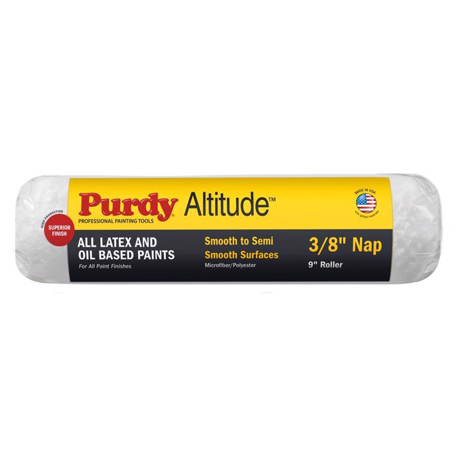 Purdy Altitude Microfiber 9 in. W X 3/8 in. Regular Paint Roller Cover 1 Pack
