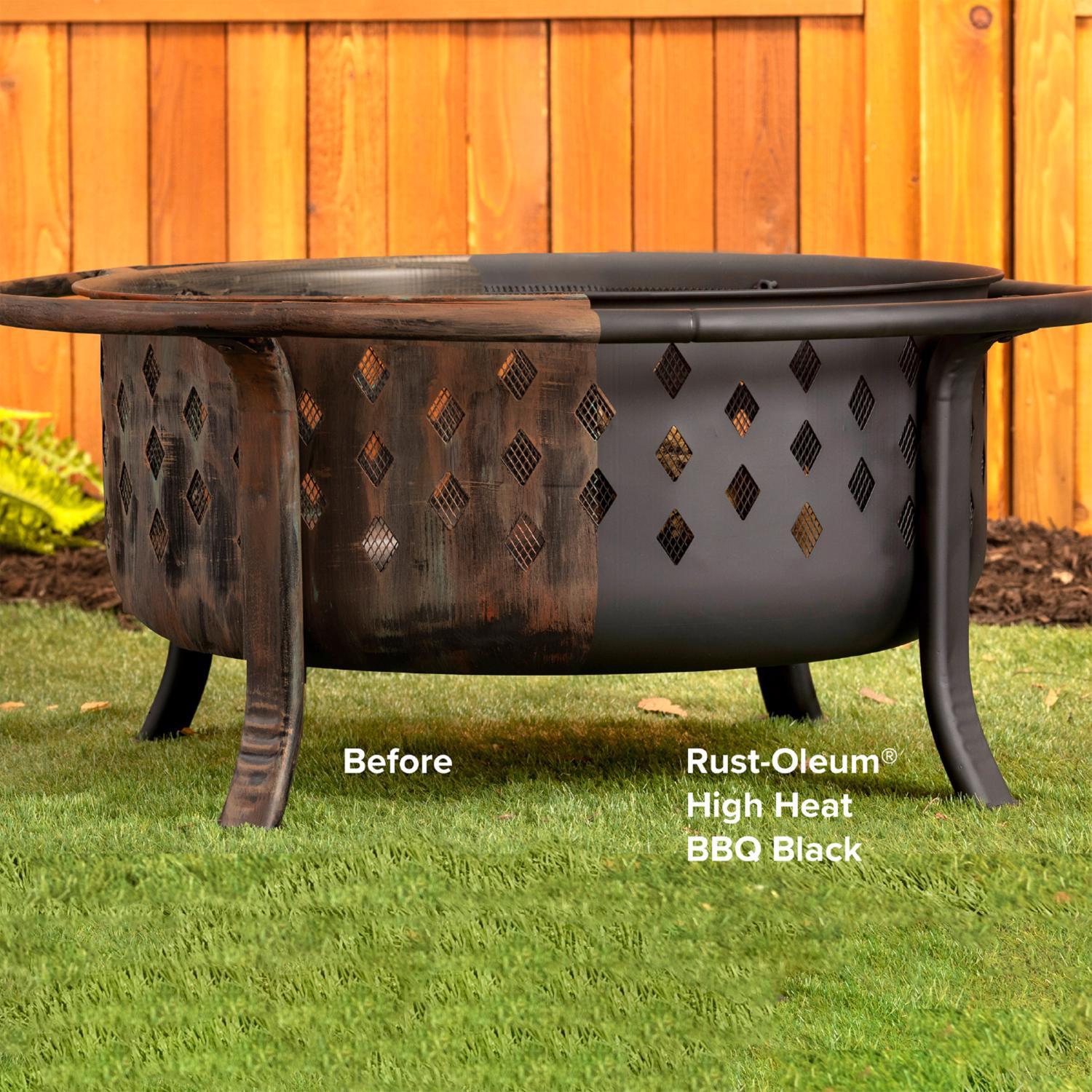 Rust-Oleum Specialty Flat BBQ Black Oil-Based High Heat Enamel 1 gal