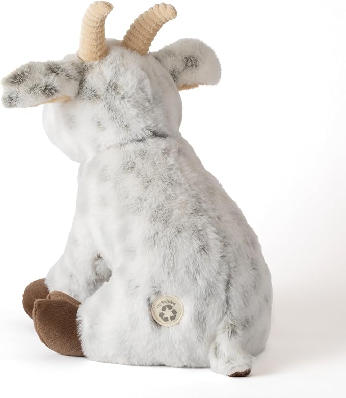 The Petting Zoo Goat Stuffed Animal Plushie, Gifts for Kids, Wild Onez Farm Animals, Goat Plush Toy 12 in.