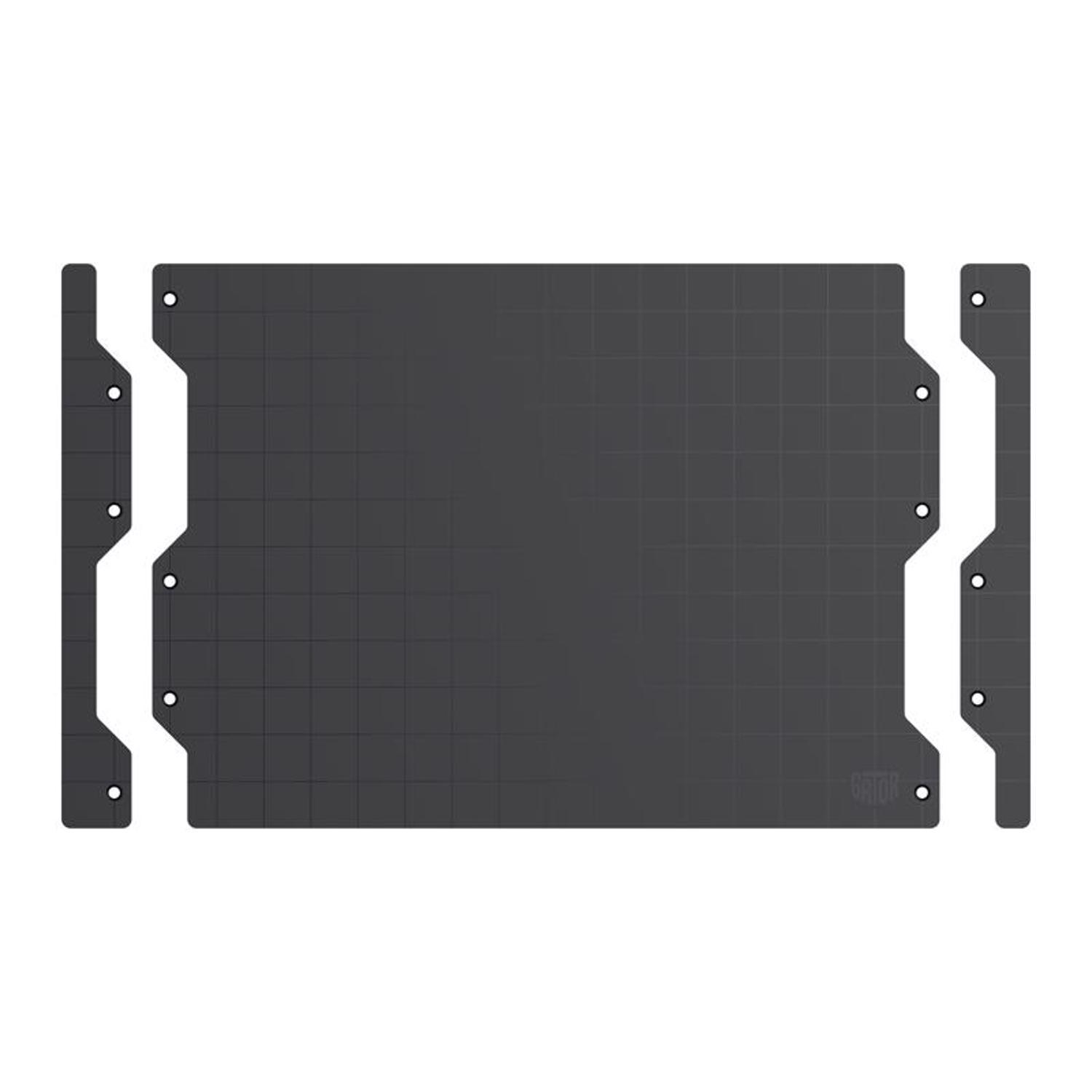 Gator Magnetics Edge Caps Black Metal/Steel Drywall Garage Kit 2 pk