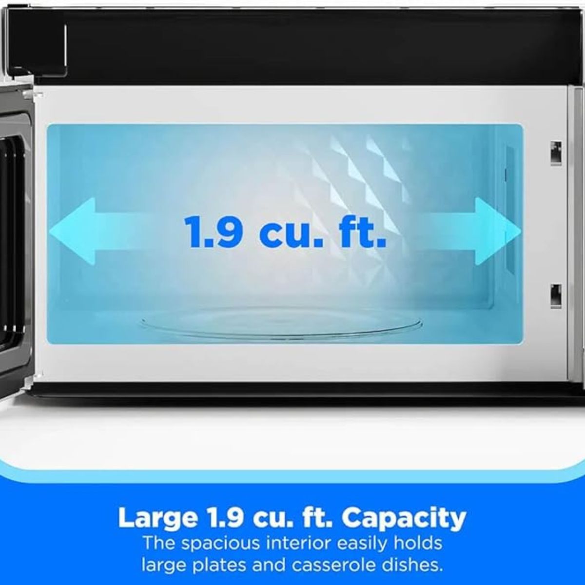 Midea 1.9-cu ft Over-the-Range Microwave with Sensor Cooking Stainless steel