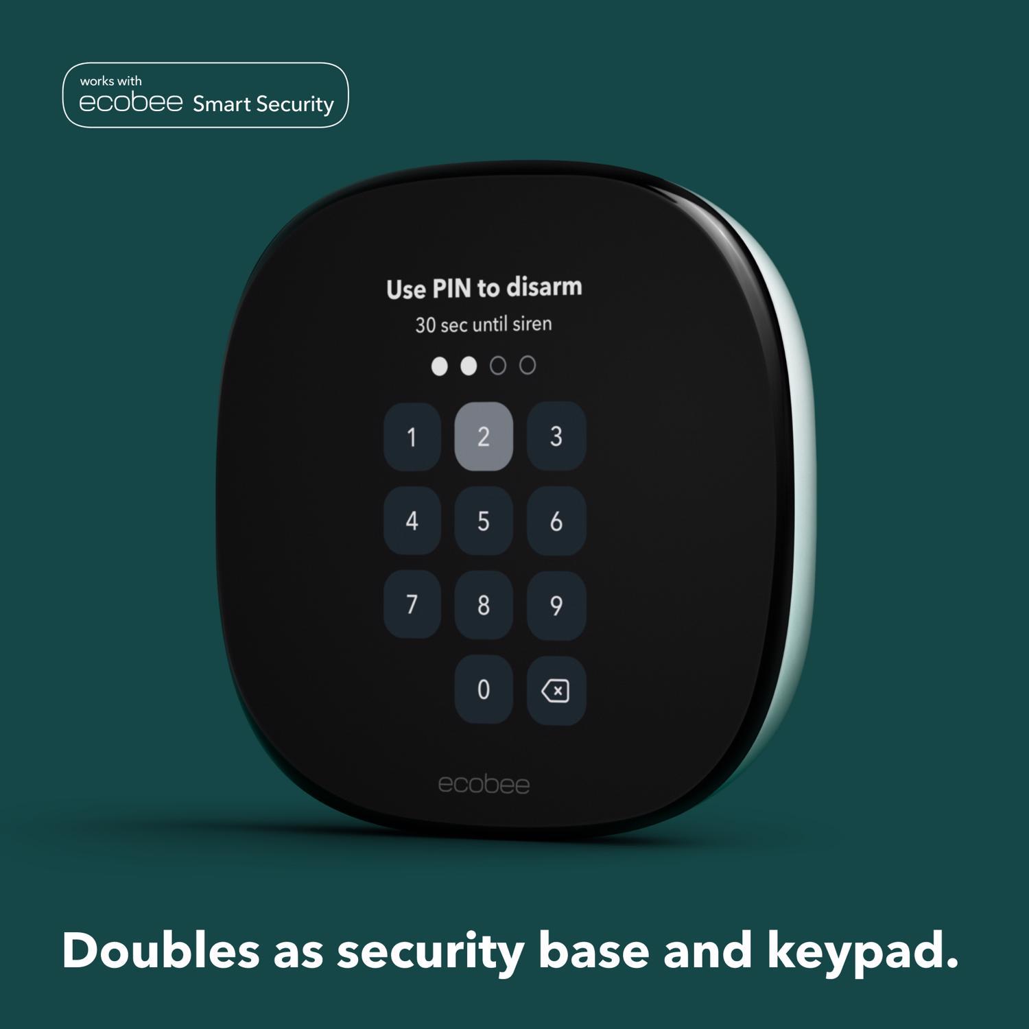Ecobee Enhanced Built In WiFi Heating and Cooling Touch Screen Smart-Enabled Thermostat
