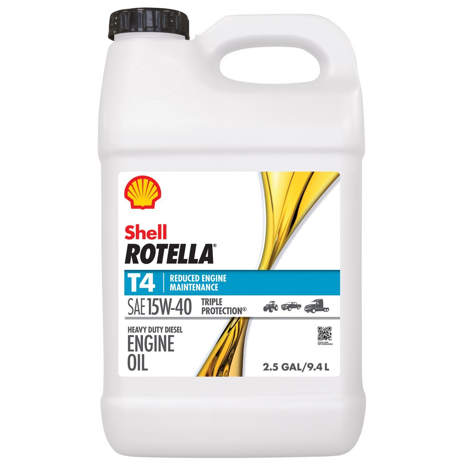 Shell Rotella 15W-40 Diesel Heavy Duty Engine Oil 2.5 gal 1 pk