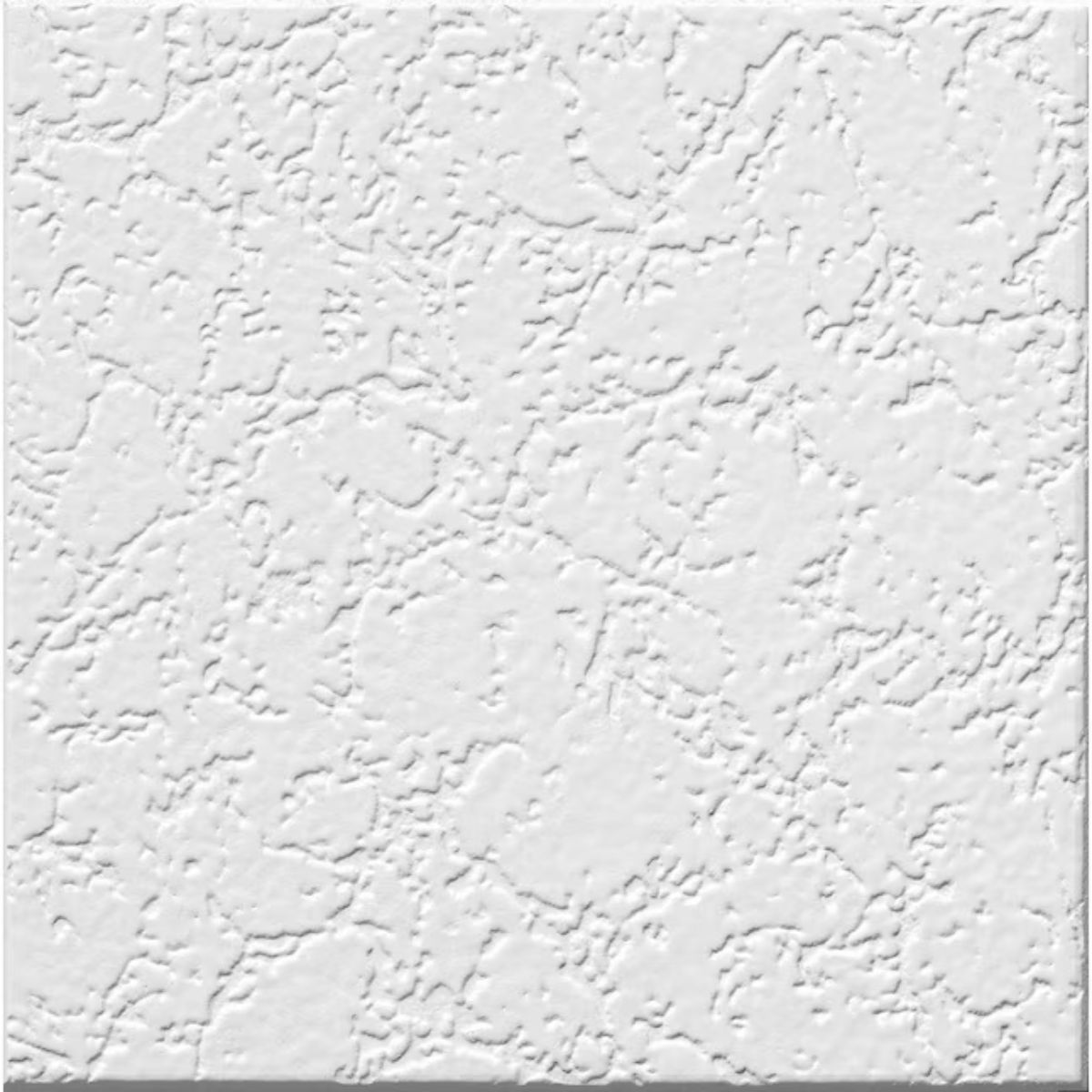 Armstrong Ceilings 1-ft. x 1-ft. GRENOBLE White Mineral fiber Surface-mount Ceiling Tile
