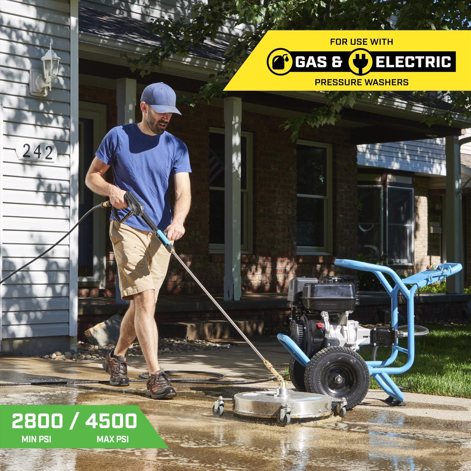 SurfaceMaxx 18-in Stainless Steel Pressure Washer Surface Cleaner 4500 psi