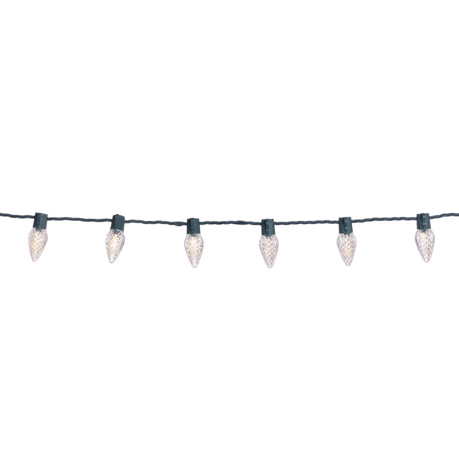 Celebrations Classic LED C9 Warm White 25 ct String Christmas Lights 16 ft.