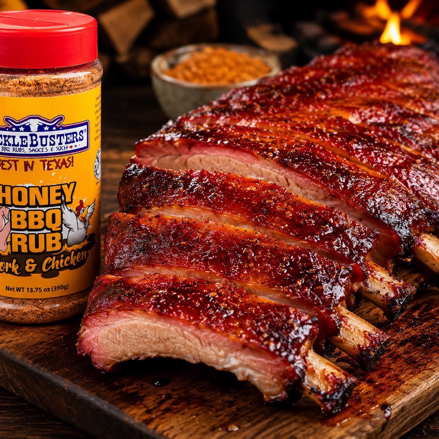SuckleBusters Honey BBQ Rub 13.75 oz