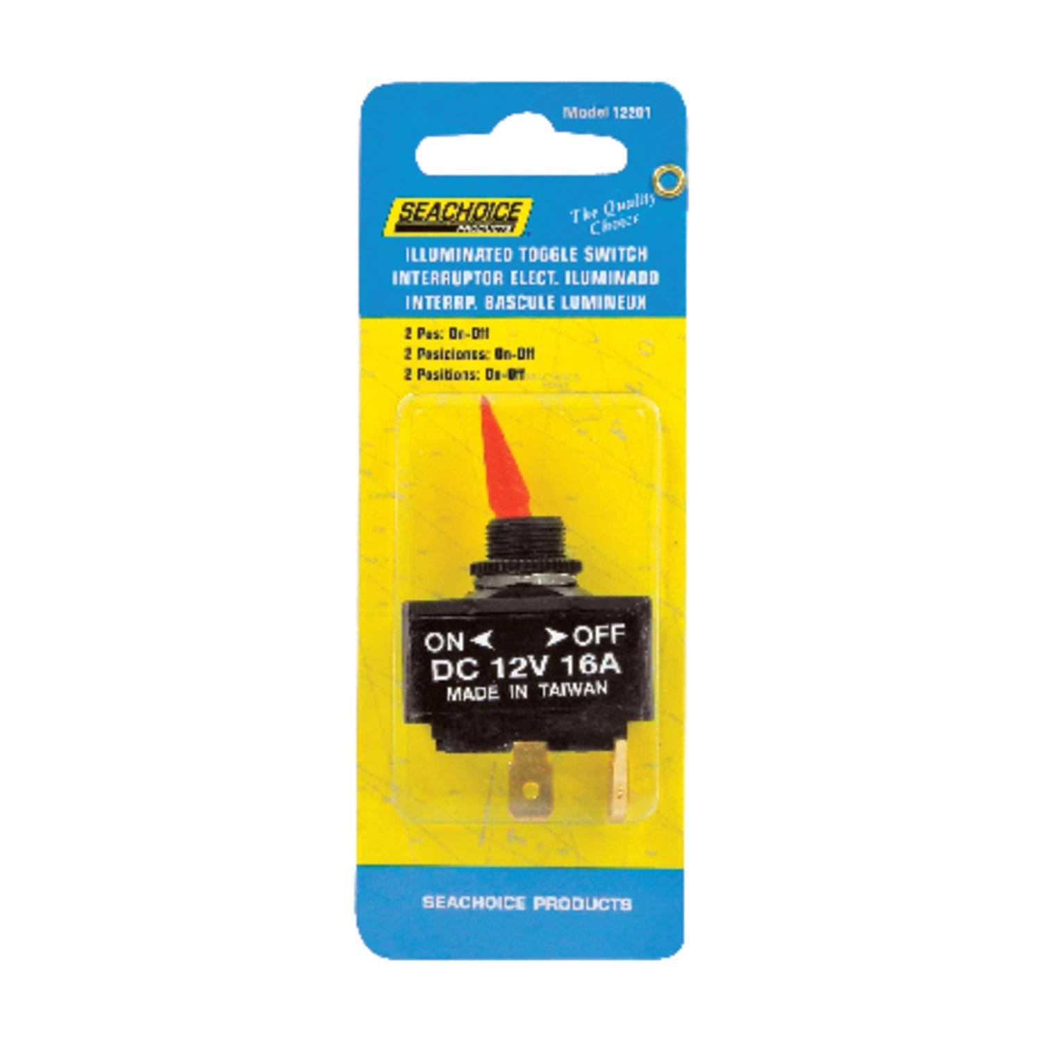 Seachoice Illuminated Toggle Switch Plastic