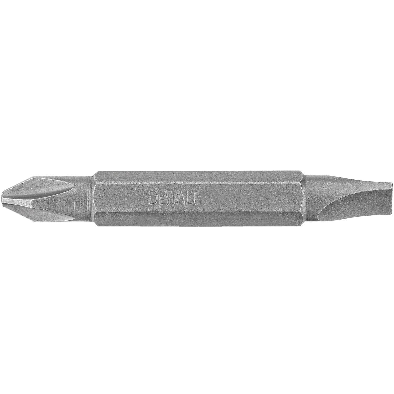 DeWalt Phillips/Slotted #2/#8 X 2 in. L Double-Ended Screwdriver Bit Heat-Treated Steel 6 pc