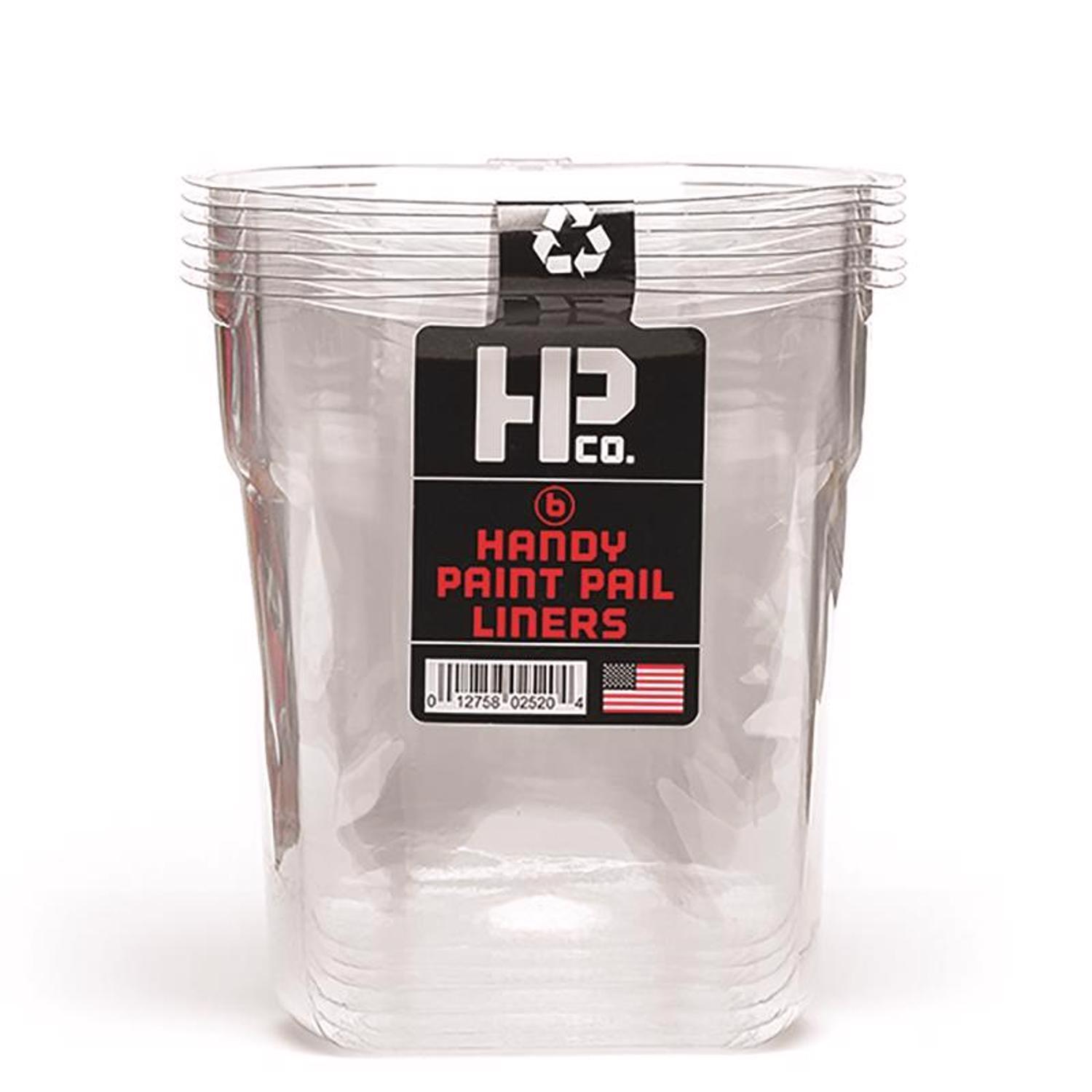 Handy Handy Paint Pail Clear 1 qt Plastic Liner