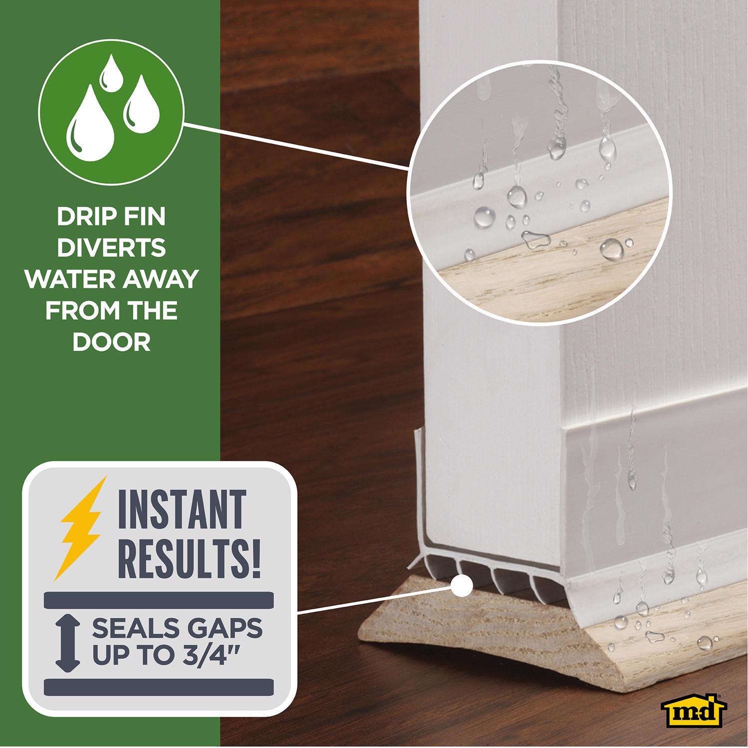 M-D Building Products DENY White Vinyl Seal For Doors 36 in. L X 2 in.