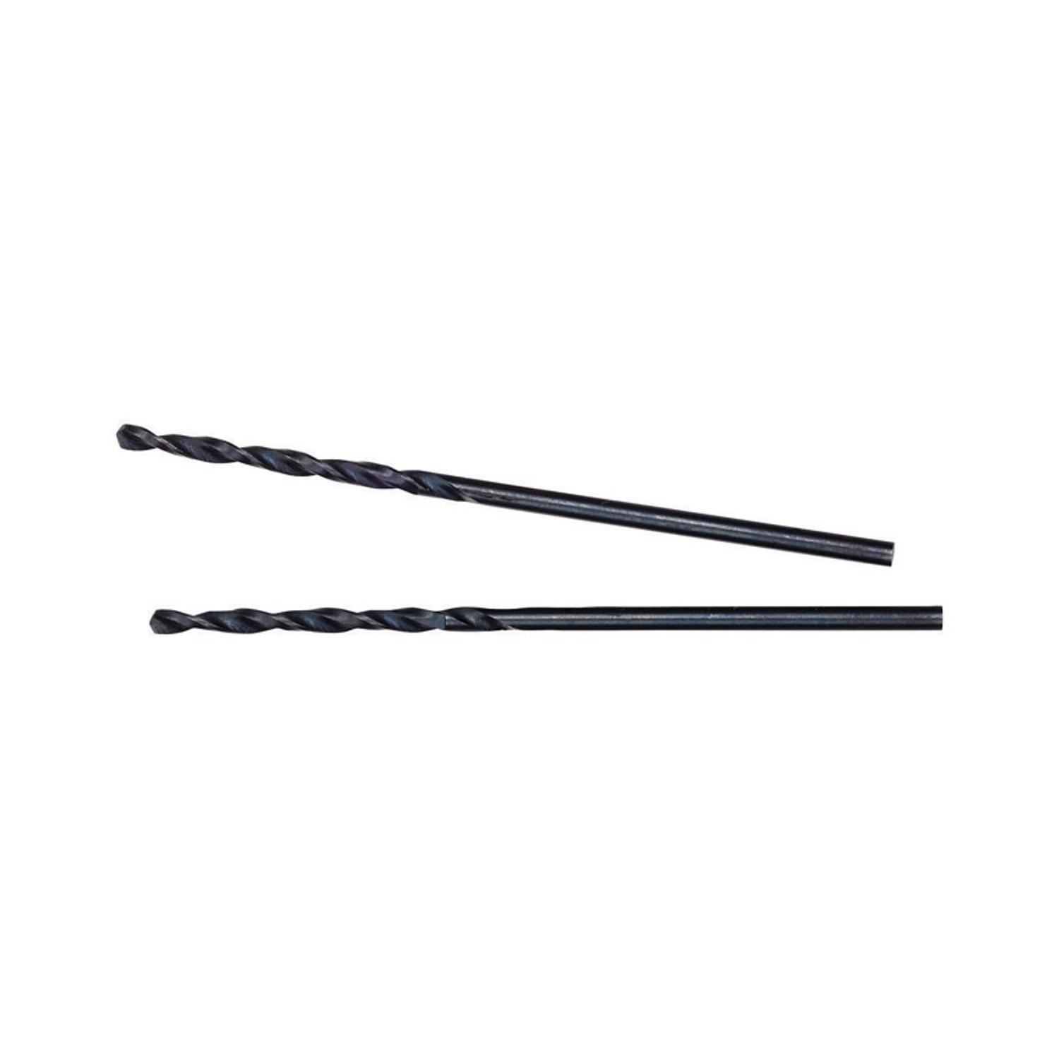 Milwaukee Thunderbolt 1/16 in. X 1-7/8 in. L Black Oxide Drill Bit Round Shank 2 pk