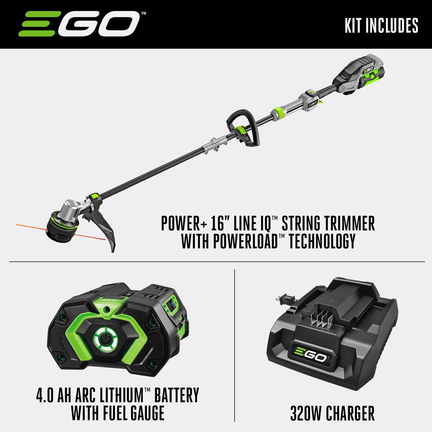 EGO Power+ Line IQ with Powerload ST1623T 16 in. 56 V Battery String