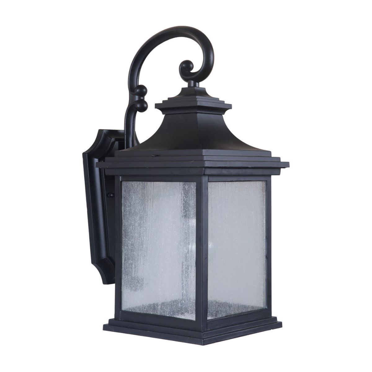 Craftmade Gentry 1 Light Medium Outdoor Wall Lantern in Midnight
