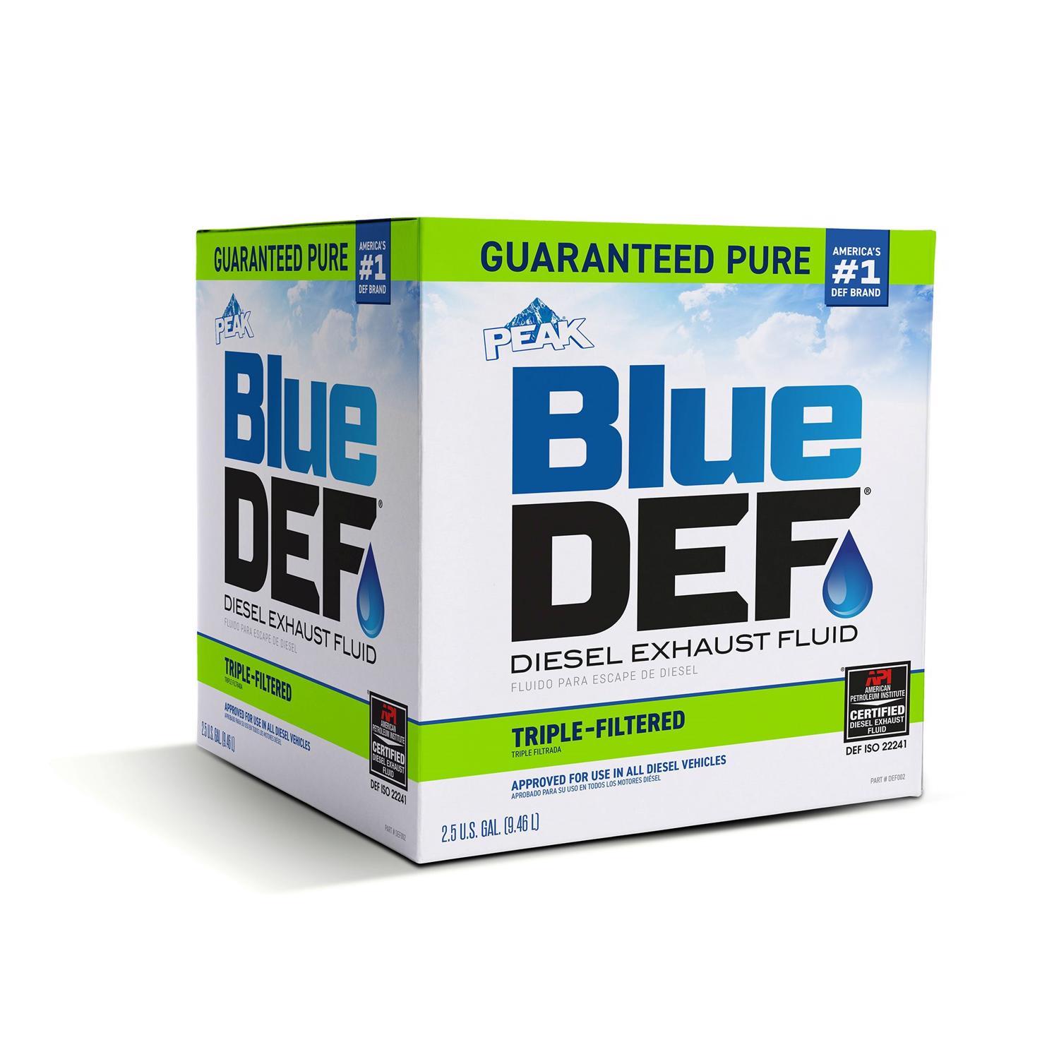 Peak Blue DEF Diesel Exhaust Fluid 2.5 gal