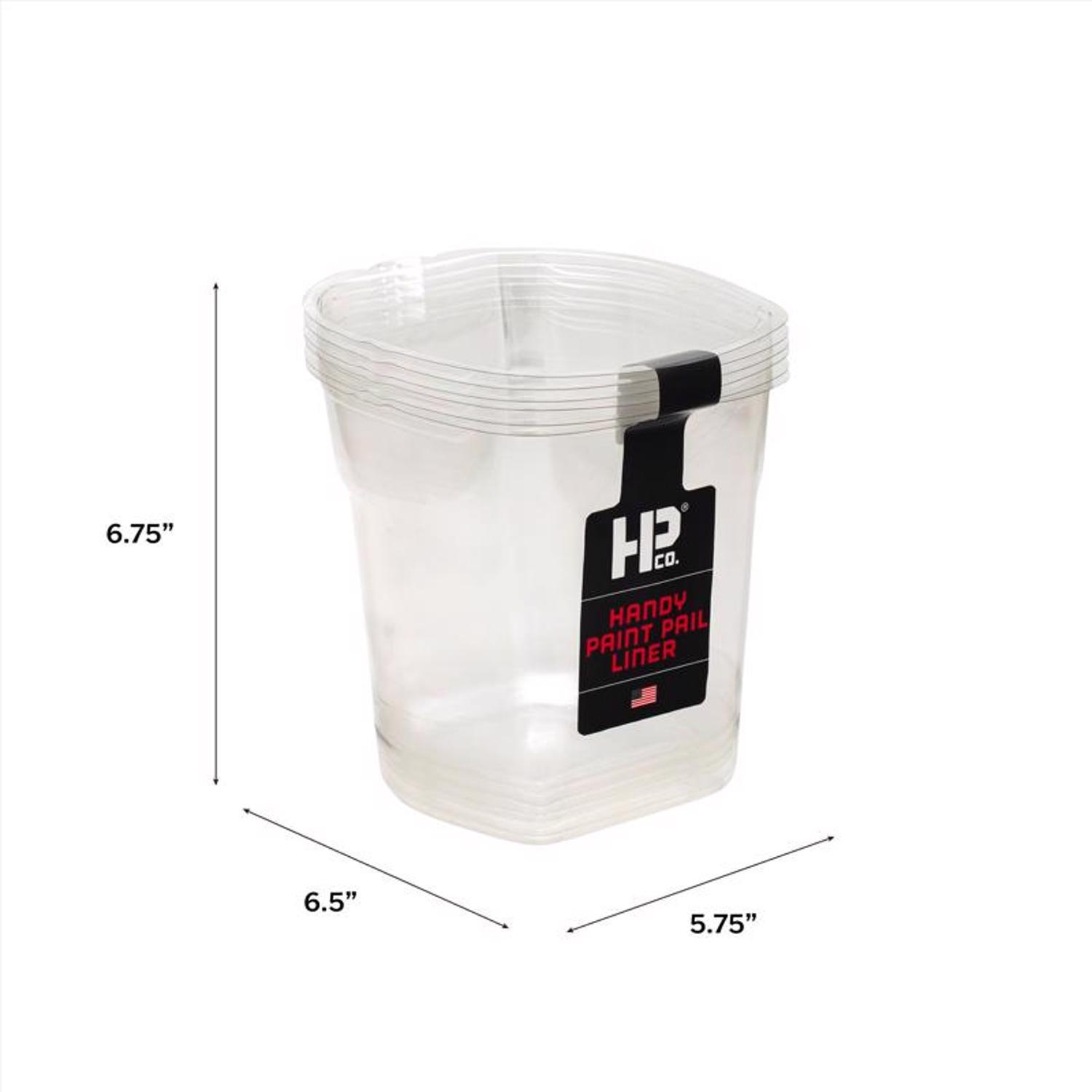 Handy Paint Pail Clear 1 qt Plastic Liner