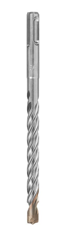 DEWALT Rock Carbide 1/4 in. X 12 in. L Carbide SDS-plus Drill Bit SDS-Plus Shank 1 pc