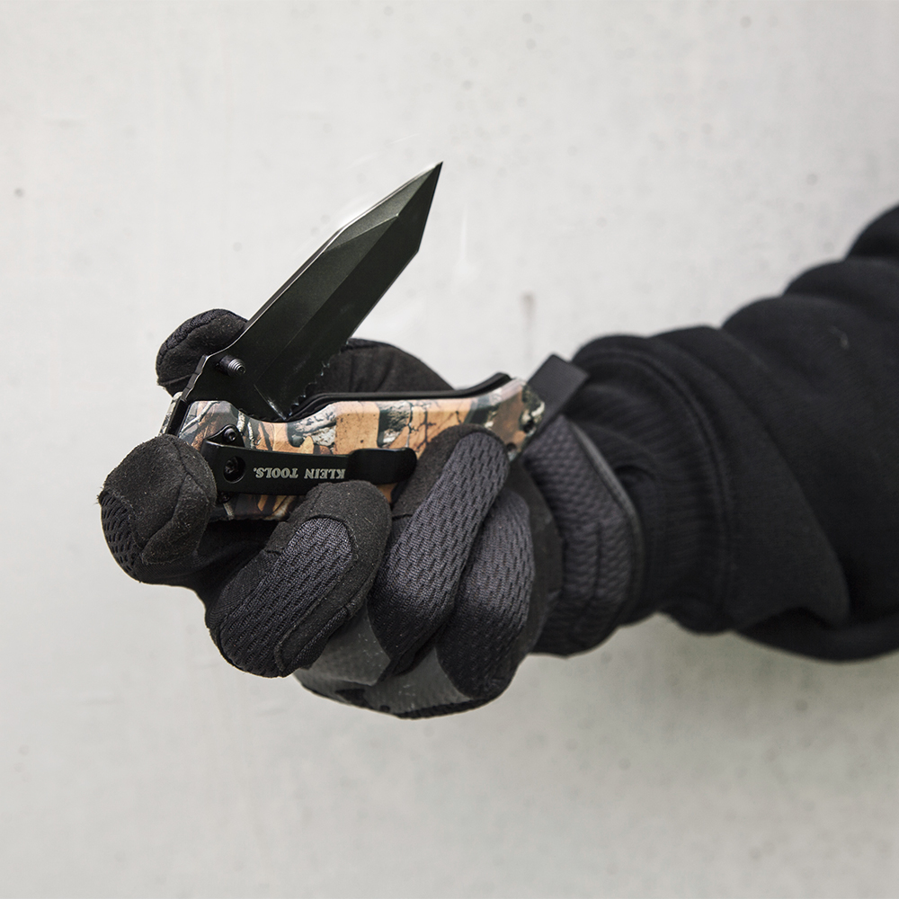 Klein Pocket Knife, REALTREE XTRA Camo, Tanto Blade