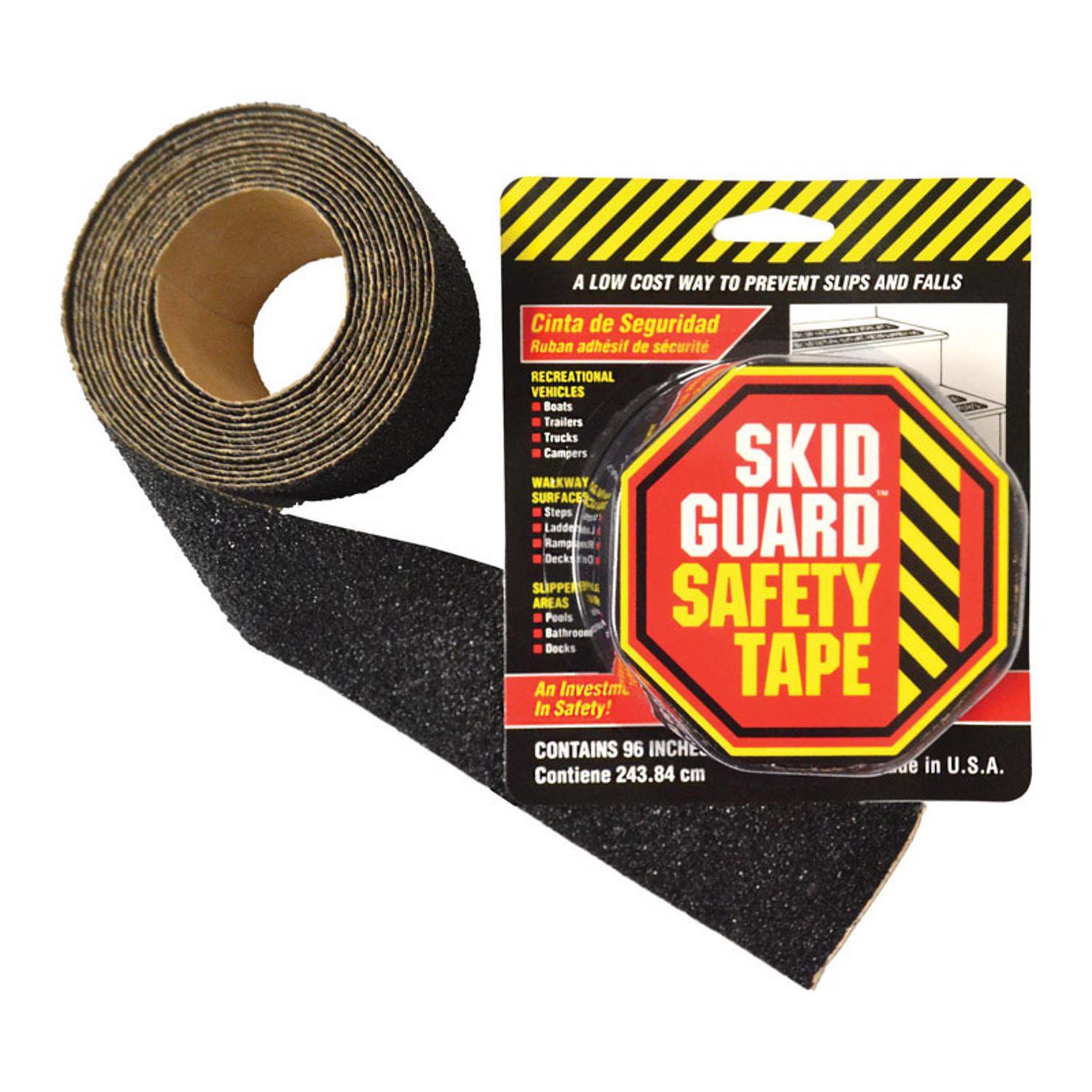 Skid Guard Black Anti-Slip Tape 2 in. W X 8 ft. L 1 pk