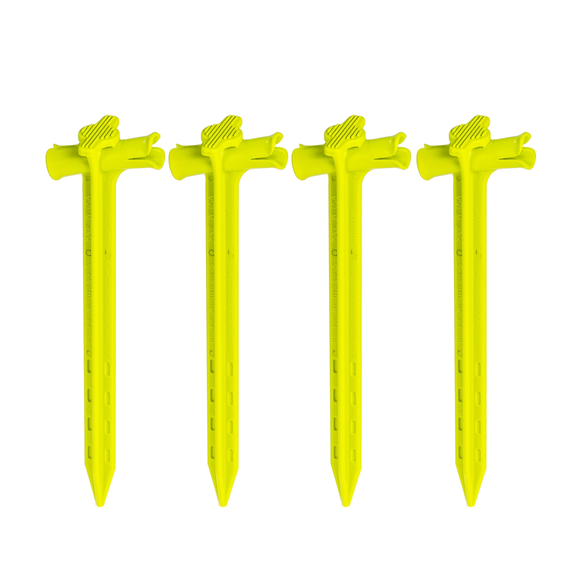 Slotlock Thermoplastic Polyurethane And Nylon 9in. Tent Stakes (4 Pack)