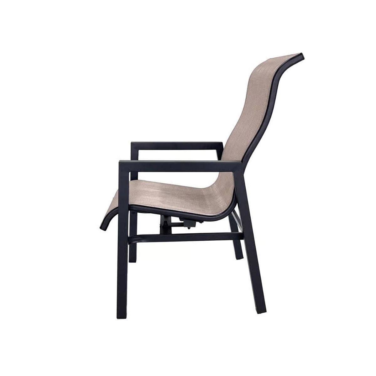 Living Accents 7 pc Brown Steel Sling Dining Set