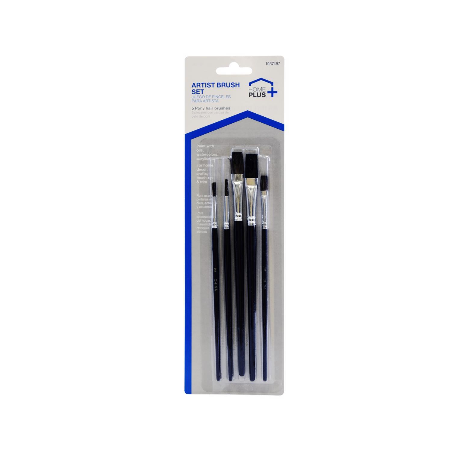 Home Plus Assorted Artist Paint Brush Set