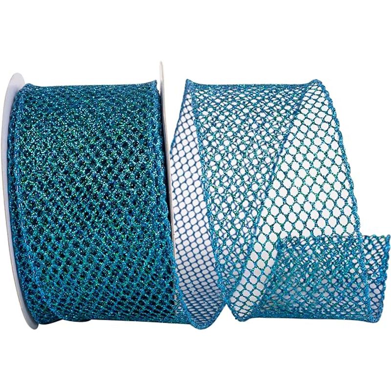 Reliant Ribbon Value Velvet Wired Edge Ribbon, 4 in. X 10 Yards, Scarlet