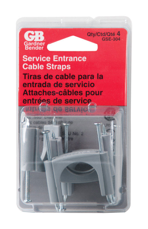 Gardner Bender 1 in. W Plastic Insulated Service Entrance Cable Strap 4