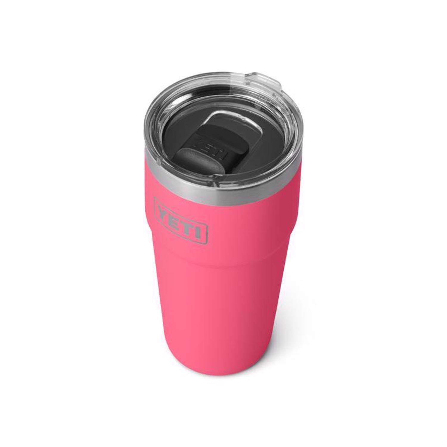 YETI Rambler 20 oz Tropical Pink BPA Free Stackable Tumbler with MagSlider Lid