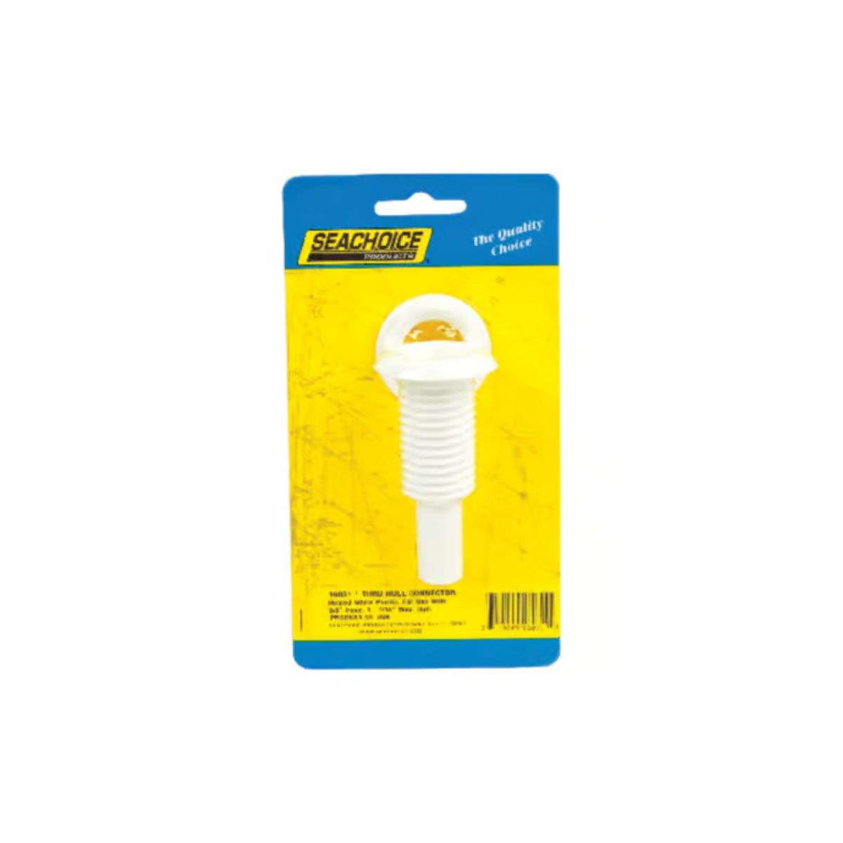 Seachoice Polished Plastic 3/4 in. W Thru Hull Connector 1 Pack