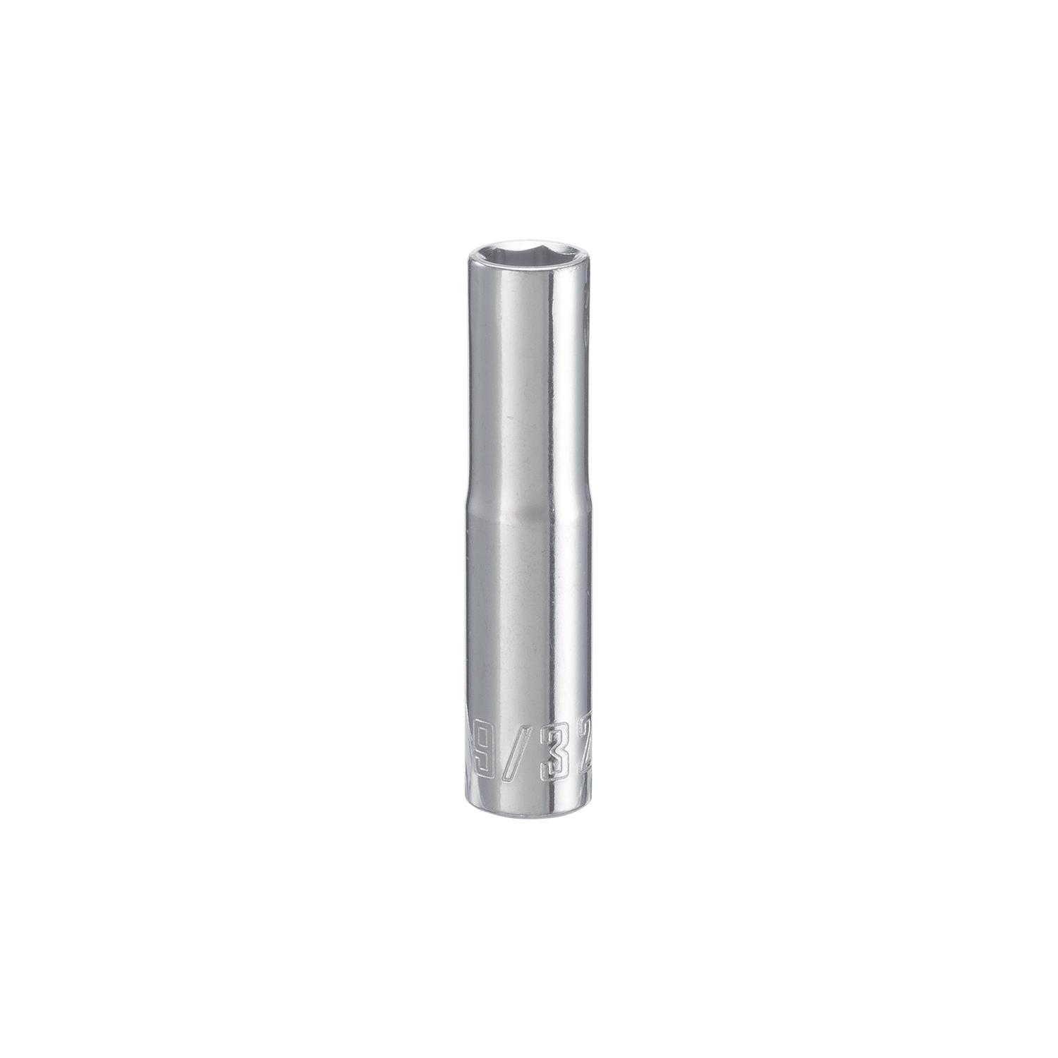 Craftsman 9/32 in. X 1/4 in. drive SAE 6 Point Deep Socket 1 pc