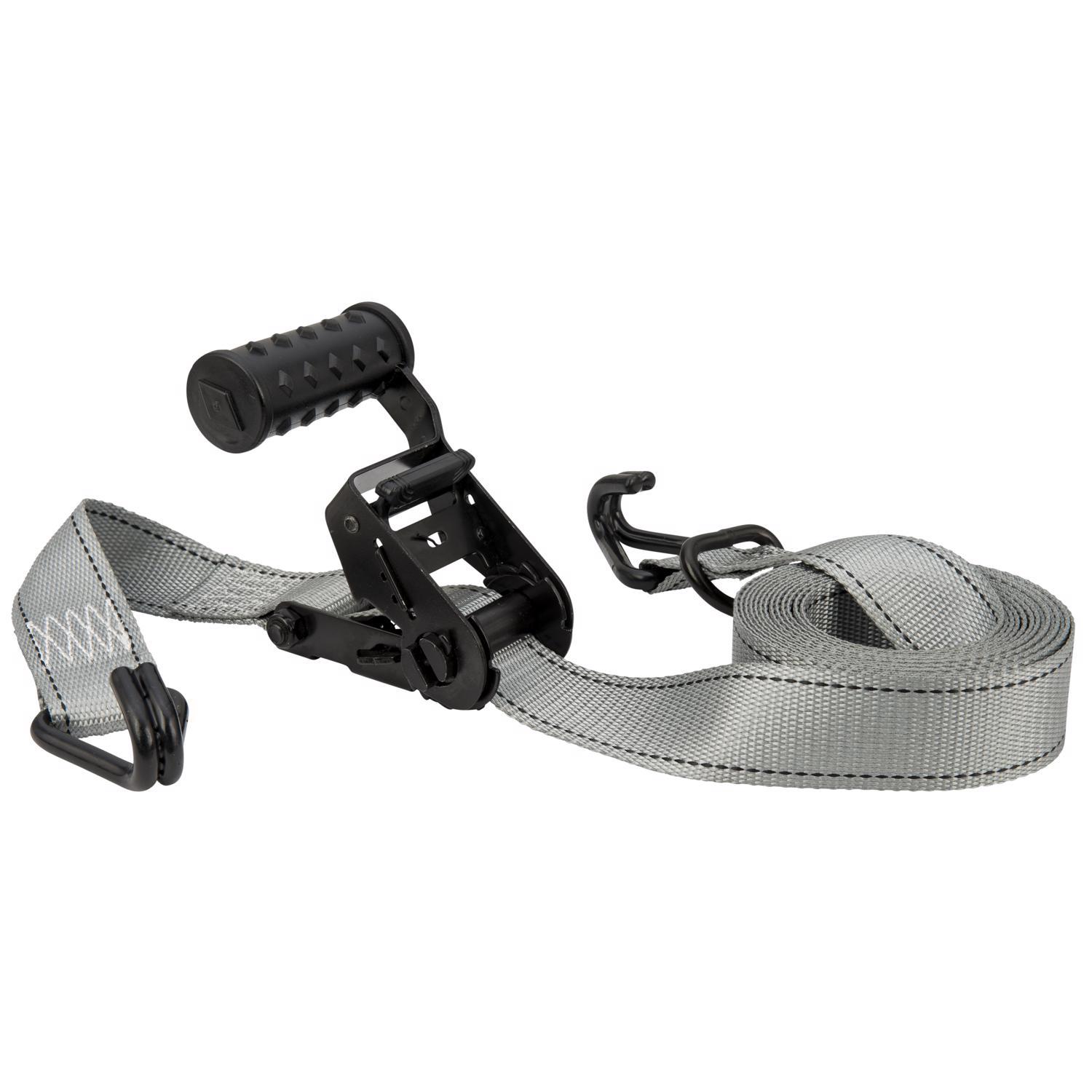 Keeper 1.5 in. W X 12 ft. L Gray Ratchet Tie Down Strap 1000 lb 1 pk