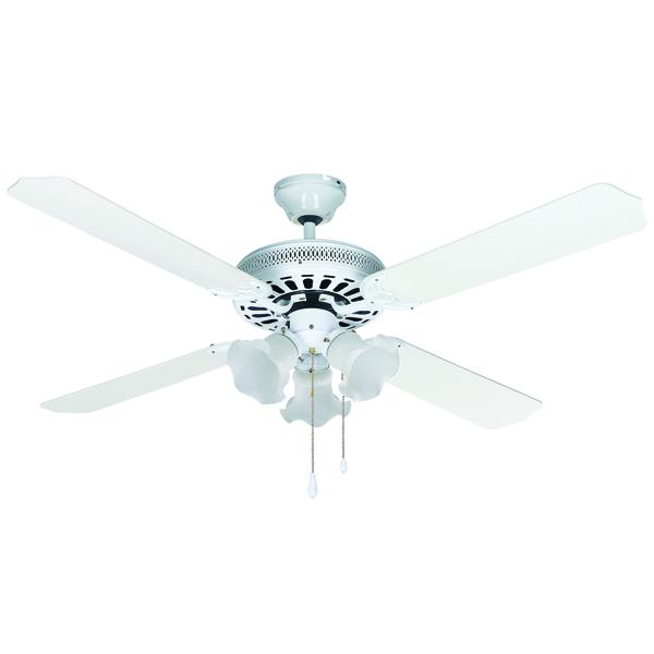 Chate II 52" White Indoor Ceiling Fan