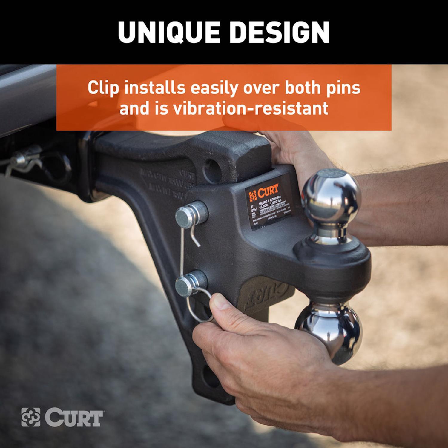 CURT 2 in. Dual Ball Mount