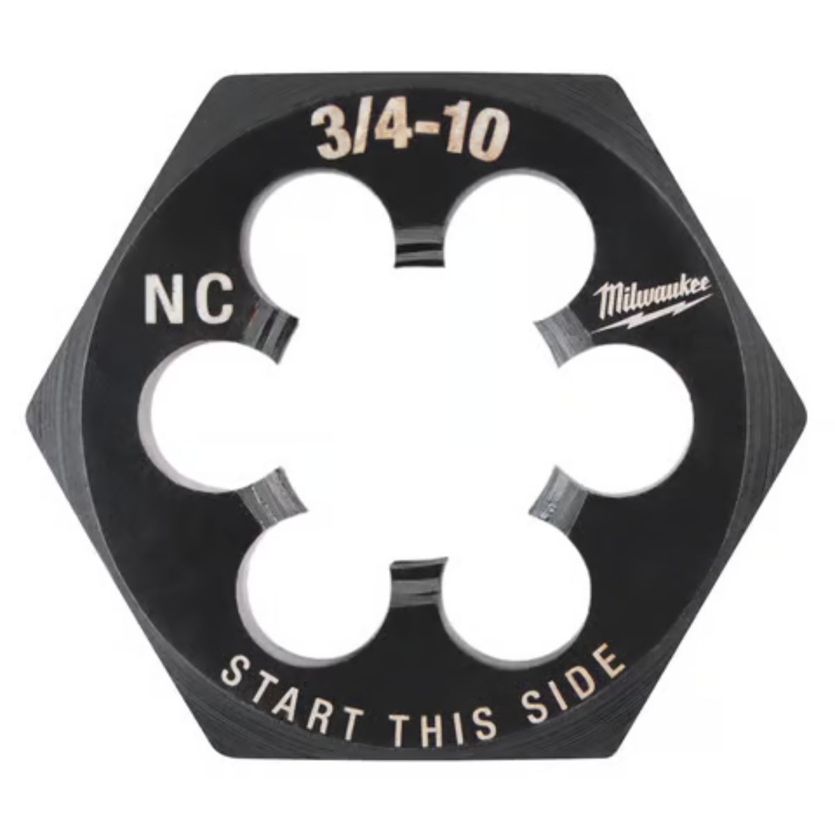 Milwaukee SAE 3/4-10 NC 1-7/16 in. Hex Threading Die