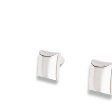 1" Overall Length Square Cabinet Knob Satin Nickel