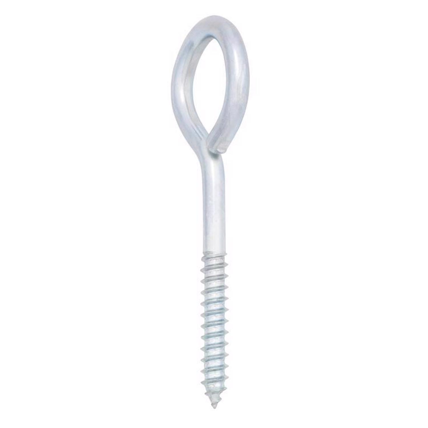 Hampton 3/8 in. X 5 in. L Zinc-Plated Steel Lag Thread Eyebolt Nut Included