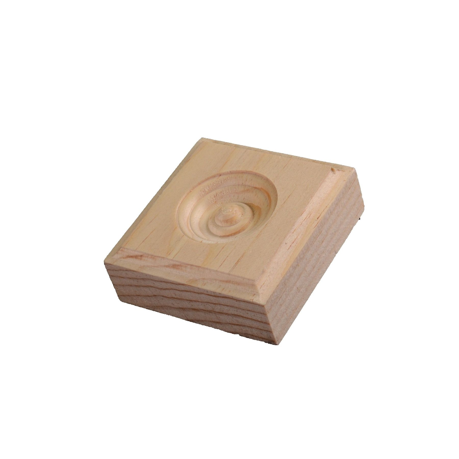 Alexandria Moulding 1in. H x 2.5in. W x 2.5in. L Prefinished Brown Pine Molding
