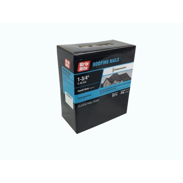 Grip-Rite 11x1-3/4" Steel Roofing Nails 5# Pack