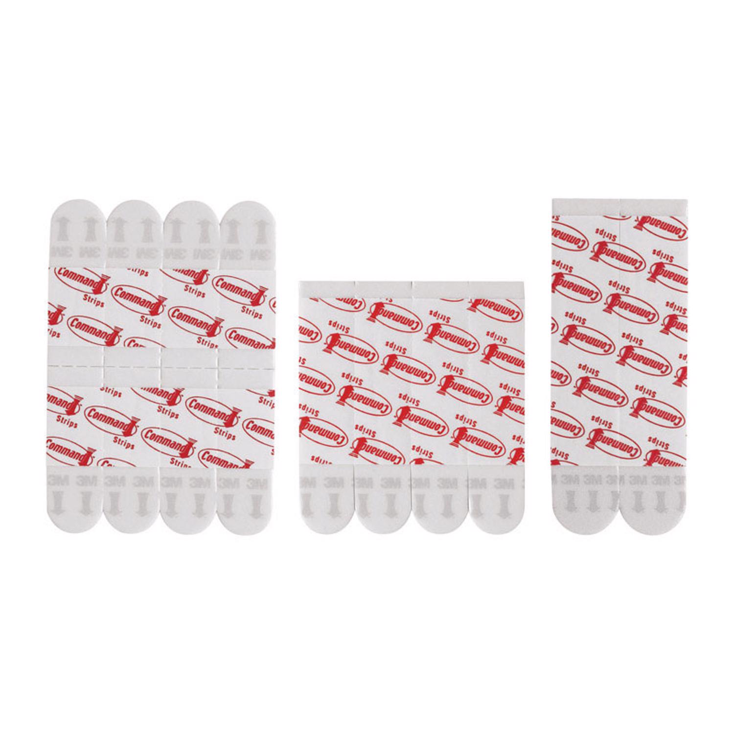 3M Command Assorted Foam Strips 16 pk