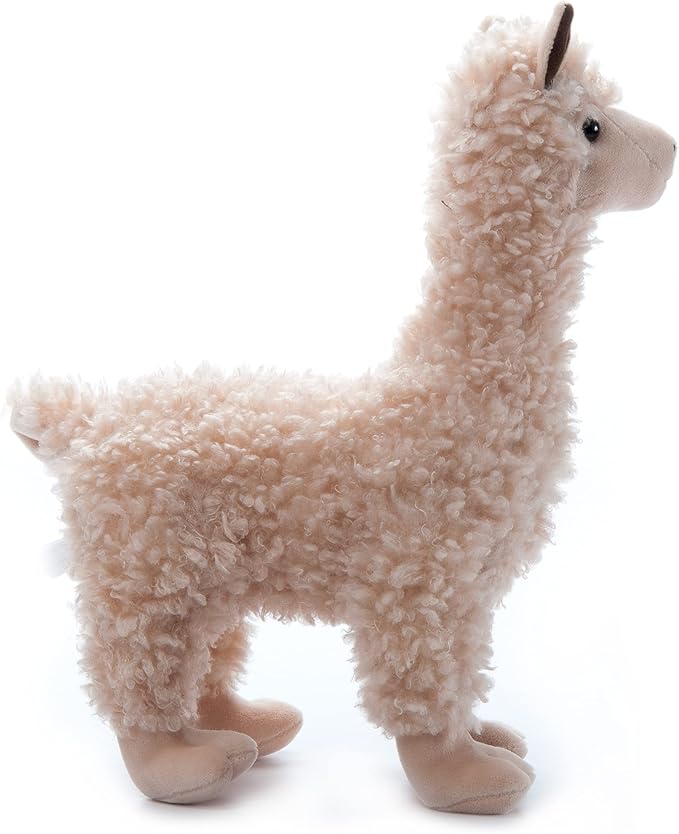 The Petting Zoo Alpaca Stuffed Animal Plushie, Gifts for Kids, Wild Onez Zoo Animals, Alpaca Plush Toy 14 in.