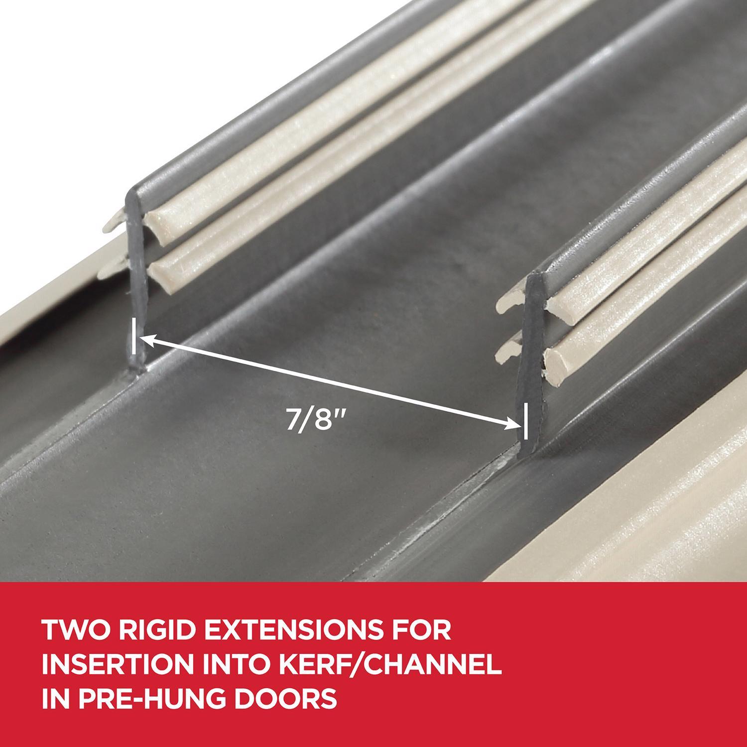M-D Building Products Beige Vinyl Under Door Seal For Doors 36 in. L X 0.5 in.